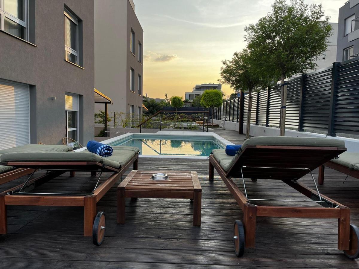 Cozy Seaside Apartment With Pool & Terrace Split Zewnętrze zdjęcie